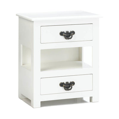 Mini Tabletop Two Drawer Table - crazydecor