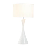 Sleek Modern White Table Lamp - crazydecor