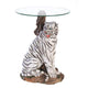 White Tiger Accent Table - DreamyDecor