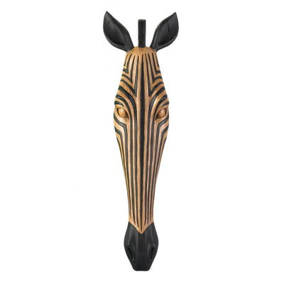 Tribal Zebra Wall Plaque - crazydecor