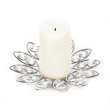 Crystal Flower Candle Holder - crazydecor