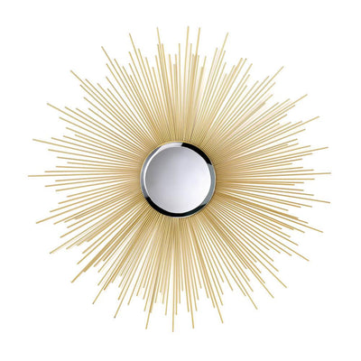 Golden Rays Sunburst Mirror - crazydecor