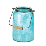 Blue Jar Candle Lantern - crazydecor