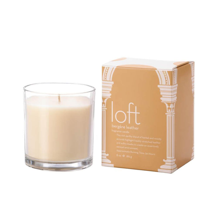 Loft Bergere Leather Candle - crazydecor