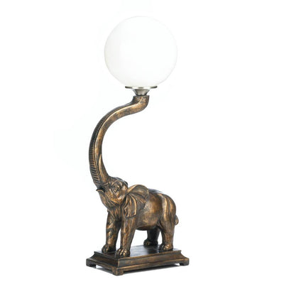 Trumpeting Elephant Globe Lamp - crazydecor