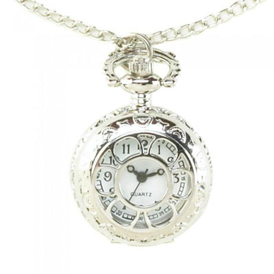 Flower Pocket Watch Necklace - crazydecor