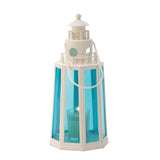 Ocean Blue Lighthouse Candle Lamp - crazydecor