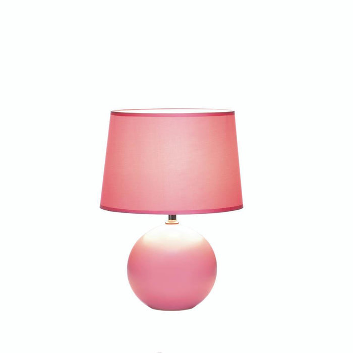 Pink Round Base Table Lamp - crazydecor