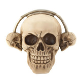 Rockin’ Headphone Skull Figurine - crazydecor