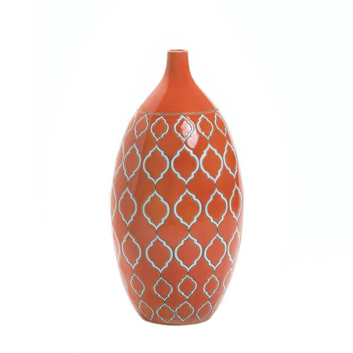 Merit Orange Vase - crazydecor