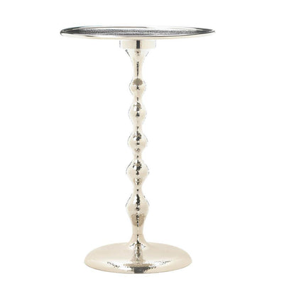 High Polish Hammered Top Table - crazydecor