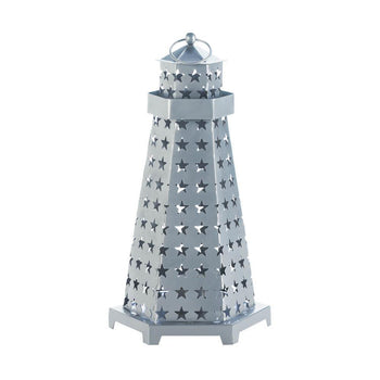 Silver Star Lighthouse Lantern - crazydecor