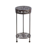 Cast Iron Plant Stand - Round - crazydecor