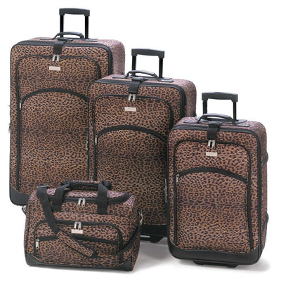 Leopard Print Luggage Ensemble - crazydecor