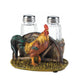 Country Farm Rooster Salt & Pepper Holder - crazydecor