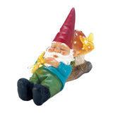 Solar-Powered Sleepy Gnome - crazydecor