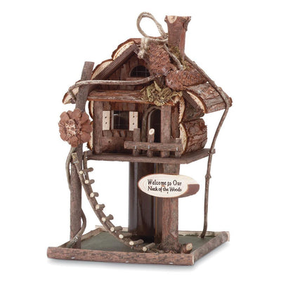 Tree House Bird House Feeder - crazydecor