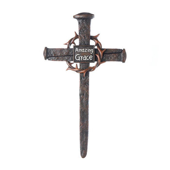 Crown Of Thorns Nail Cross - crazydecor