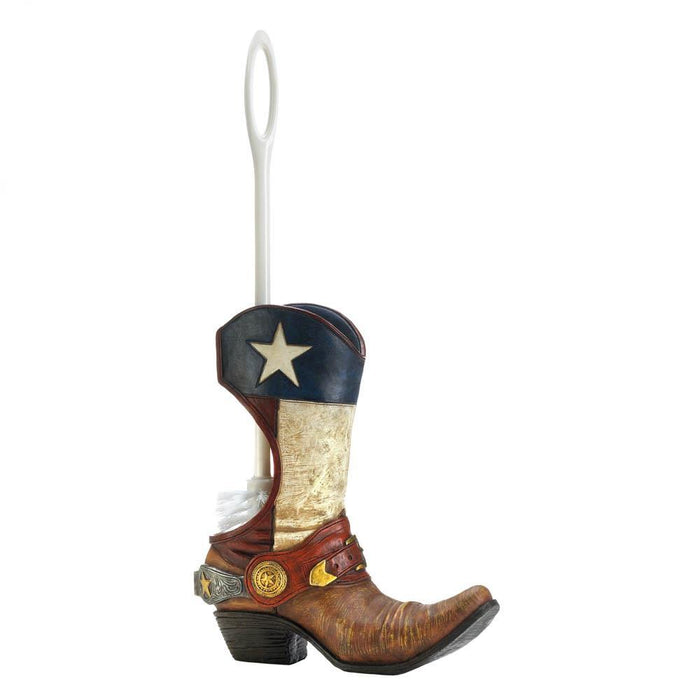 Cowboy Boot Toilet Brush Holder - crazydecor