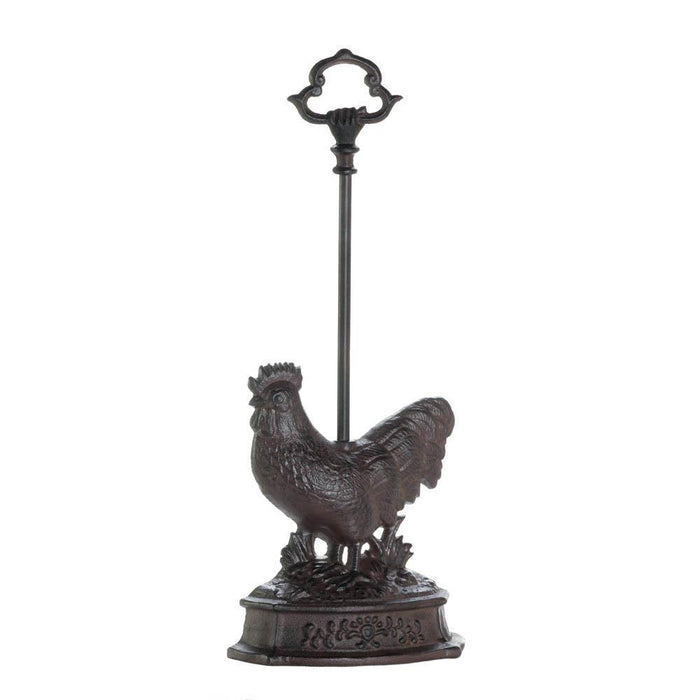 Rooster Door Stopper With Handle - crazydecor