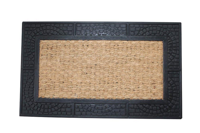 Texture Border Welcome Mat - crazydecor