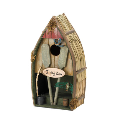 Fishing Boat Birdhouse - crazydecor