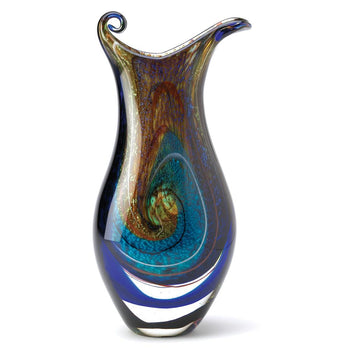 Galaxy Art Glass Vase - crazydecor