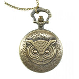 Owl Pocket Watch Necklace - crazydecor