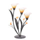 Amber Lilies Tealight Holder - crazydecor