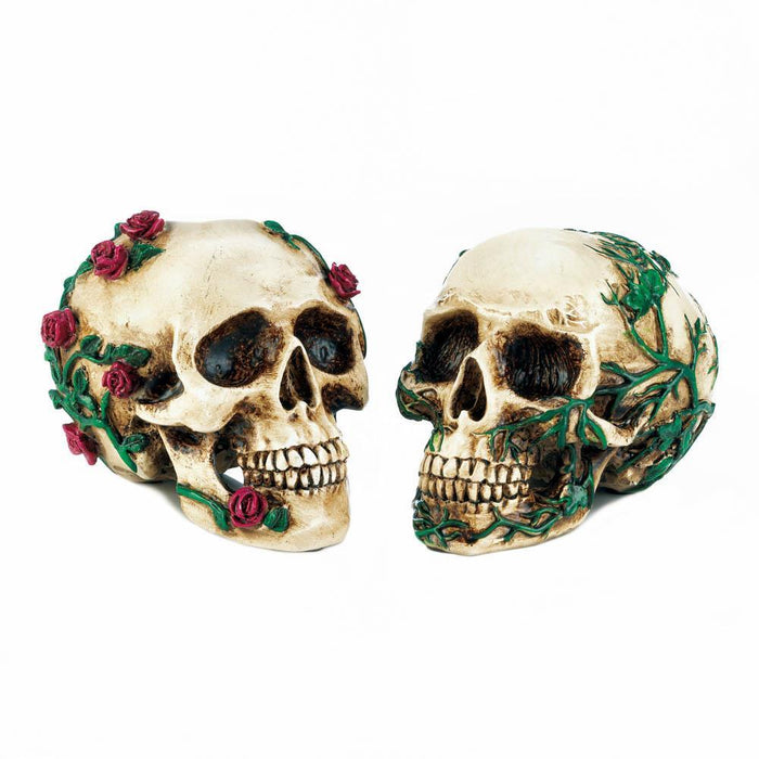 His & Hers Skull Figurines - crazydecor