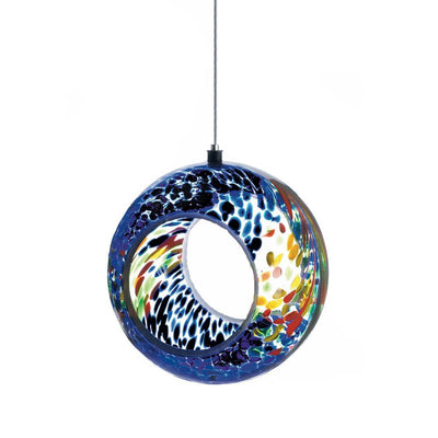 Multi Color Glass Bird Feeder - crazydecor