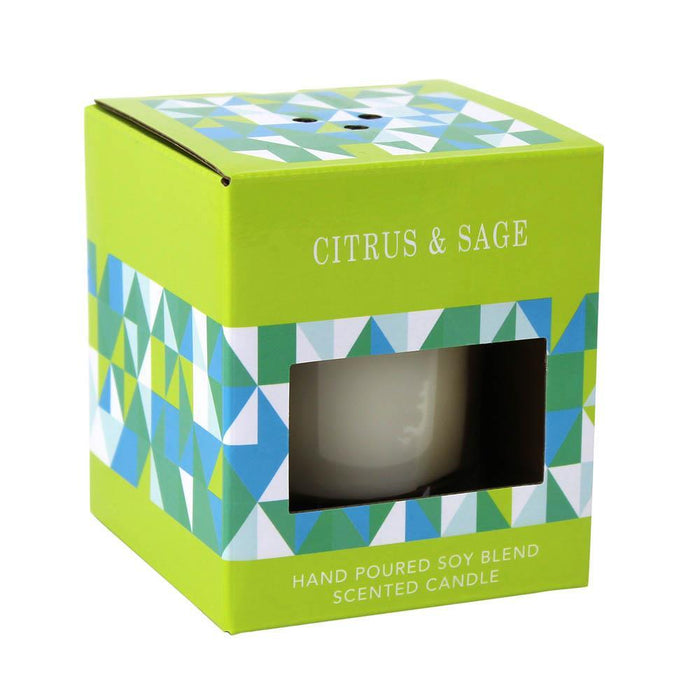 Citrus & Sage Scented Candle - crazydecor