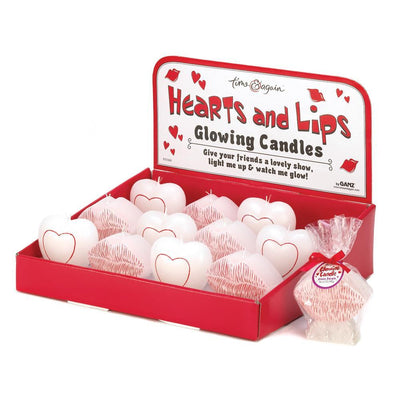 Hearts & Lips Glowing Candles - crazydecor