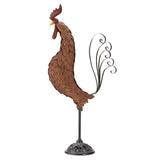 Metal Sculpture Rooster - crazydecor