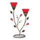 Ruby Blooms Candle Holder - crazydecor