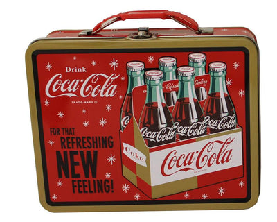 Red Coca-Cola Tin Lunch Box - crazydecor