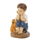 My Pup And I Solar Figurine - crazydecor