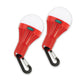 Led Bulb Lights- Set Of 2 - Red - crazydecor