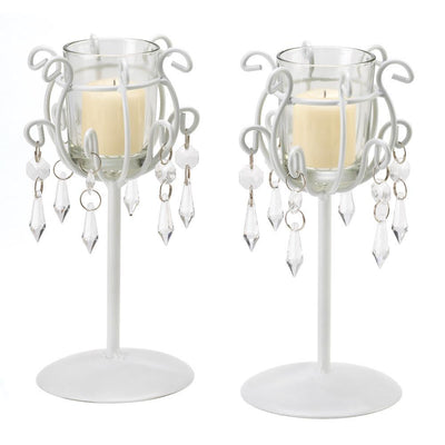 Crystal Drop Votive Stands - crazydecor