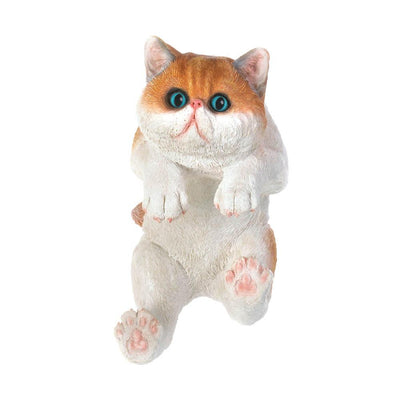 Climbing Big-Eyed Kitten "Giles" Decor - crazydecor