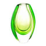 Emerald Art Glass Vase - crazydecor