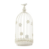 Ivory Birdcage Candle Display - crazydecor