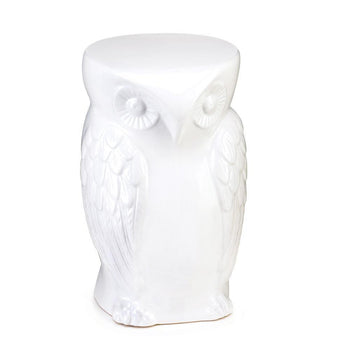 Ceramic Owl Stool - crazydecor