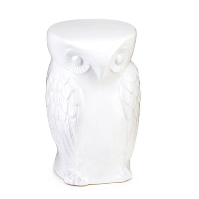 Ceramic Owl Stool - crazydecor