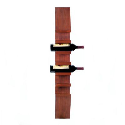 Sleek Wooden Wine Wall Rack - crazydecor