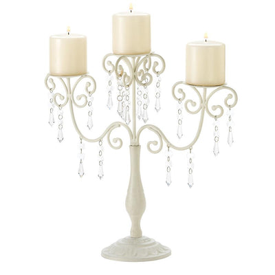 Ivory Elegance Candleabra - crazydecor