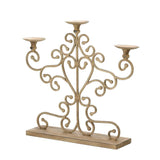 Antiqued Candleabra - crazydecor