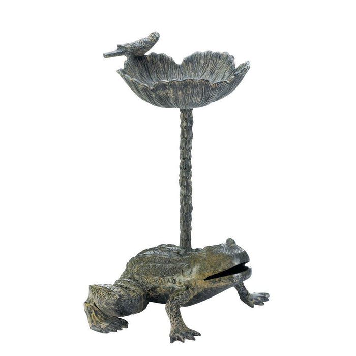 Leap Frog Bird Bath - crazydecor