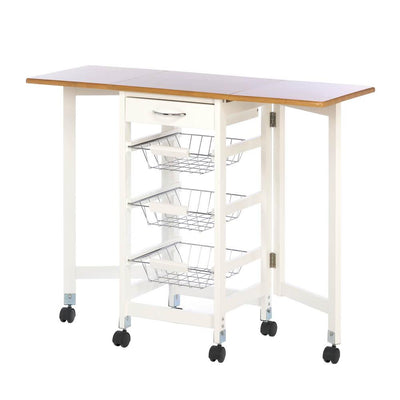 Extended Kitchen Table Trolley - crazydecor