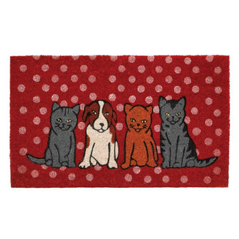 Dogs & Cats Welcome Mat - crazydecor